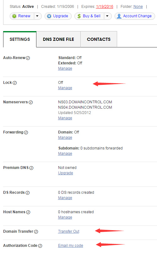 GoDaddy域名轉(zhuǎn)出攻略